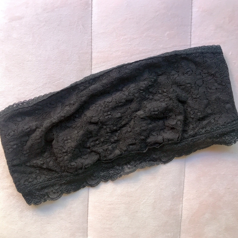 ✨SALE MODA Black Lace Bandeau